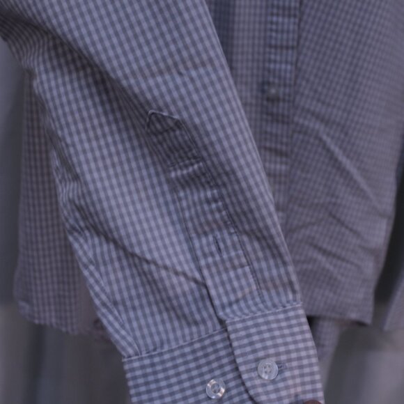 Cutter & Buck Gray Gingham Men's Shirt - Picture 5 of 9